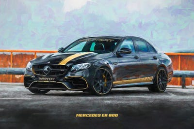 Mercedes ER 800 by Paul Rommer multi panel art