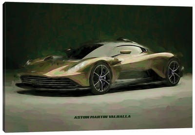 Aston Martin Valhalla Canvas Art Print