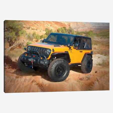 Jeep Canvas Print #PUR4104} by Paul Rommer Canvas Wall Art