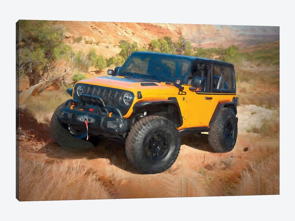 Jeep by Paul Rommer 1-piece Canvas Art Print