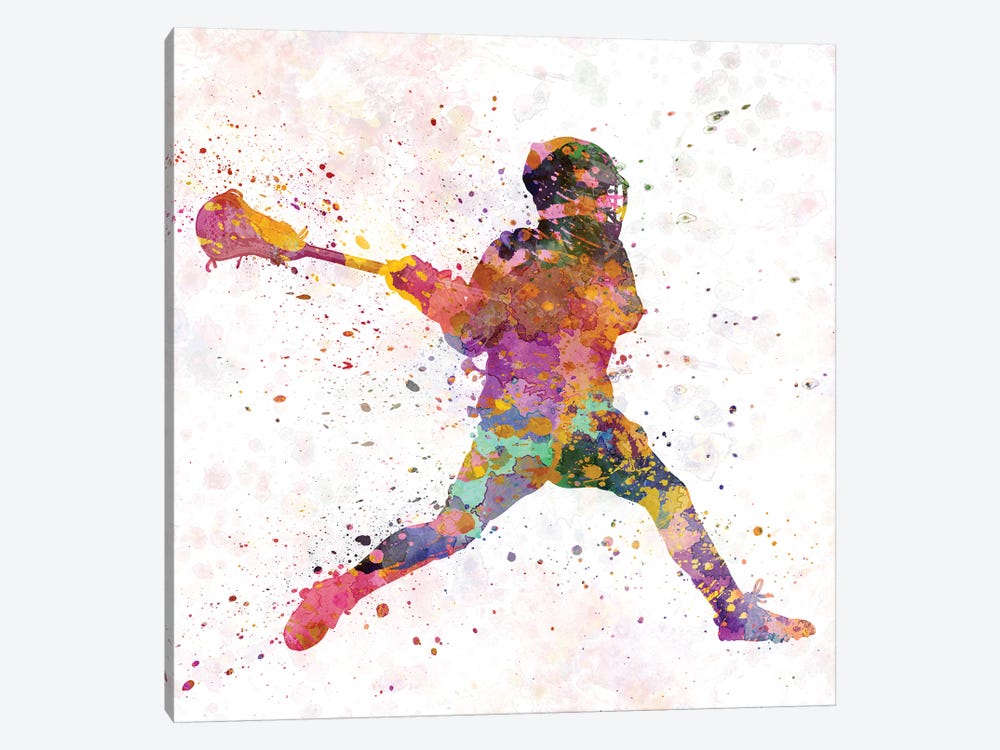 Lacrosse Man Player III by Paul Rommer 1-piece Art Print