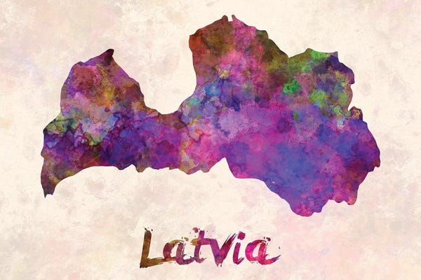 Latvia: Latvia In Watercolor by Paul Rommer