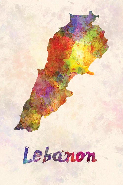 Lebanon In Watercolor