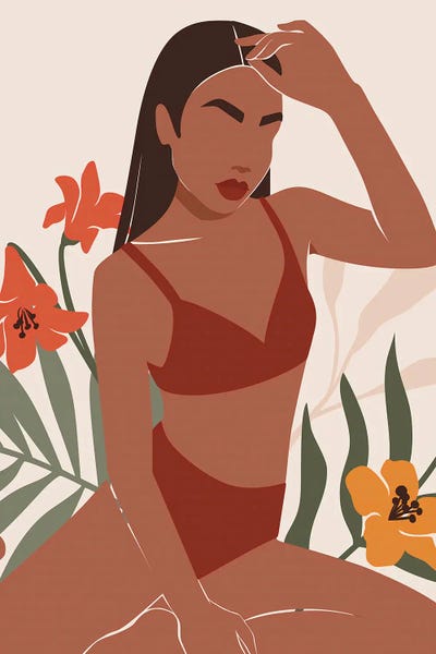 Women's Swimsuits: Minimalist Art XXII by Paul Rommer