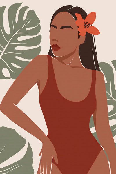 Tiger Lilies: Minimalist Art XXIV by Paul Rommer