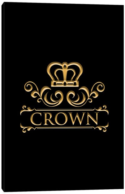 Crown-B Canvas Art Print - Crown Art