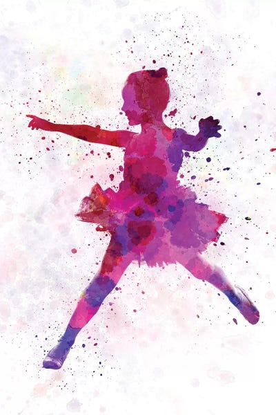 Ballerina Dancing I by Paul Rommer metal wall art