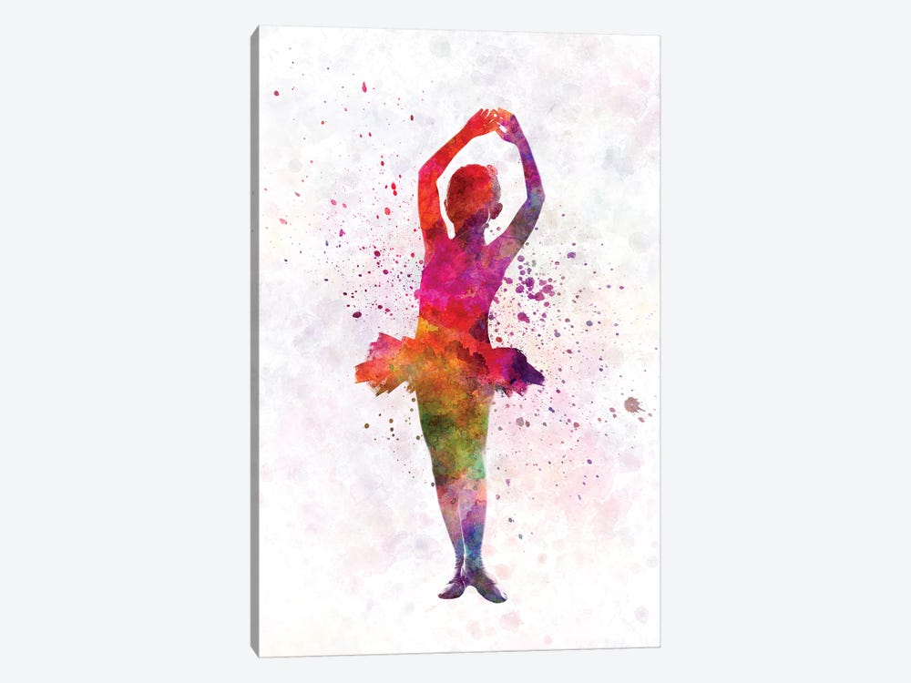 Ballerina Dancing II by Paul Rommer 1-piece Canvas Print