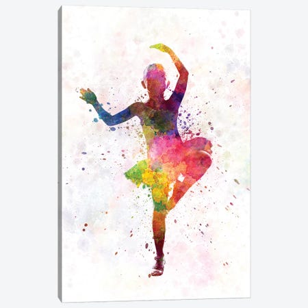 Ballerina Dancing III Canvas Print #PUR426} by Paul Rommer Canvas Print