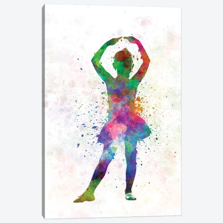 Ballerina Dancing IV Canvas Print #PUR427} by Paul Rommer Canvas Art Print