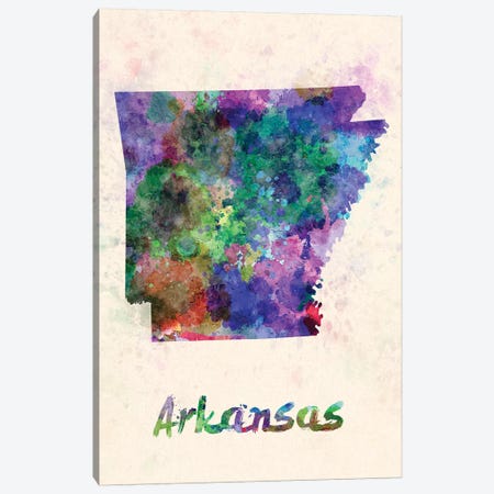 Arkansas Canvas Print #PUR42} by Paul Rommer Canvas Art