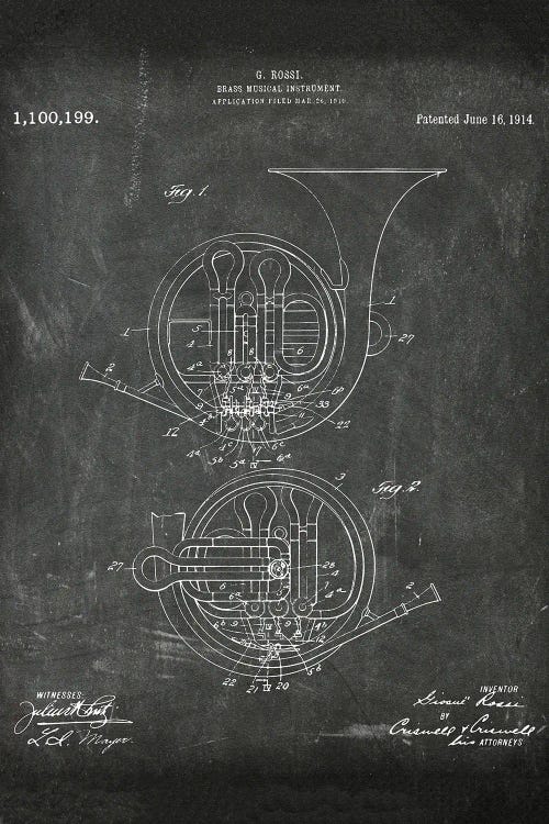 Brass Musical Instrument Patent I