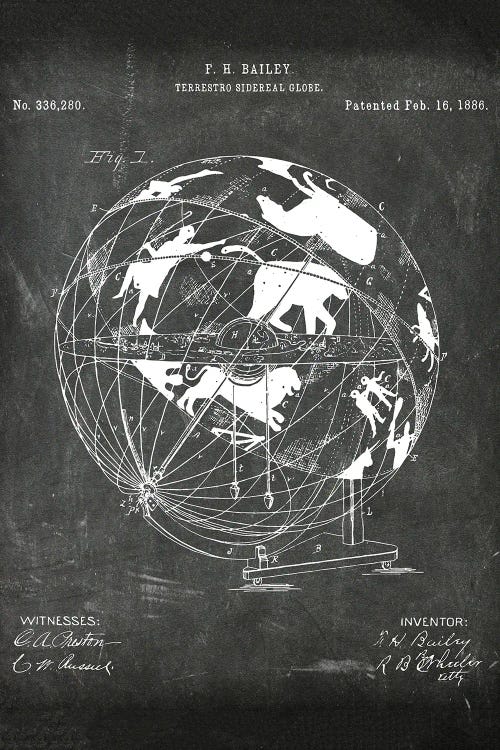 Terrestro Sidereal Globe Patent I