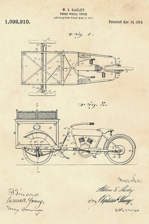 Three Wheel Truck Patent II