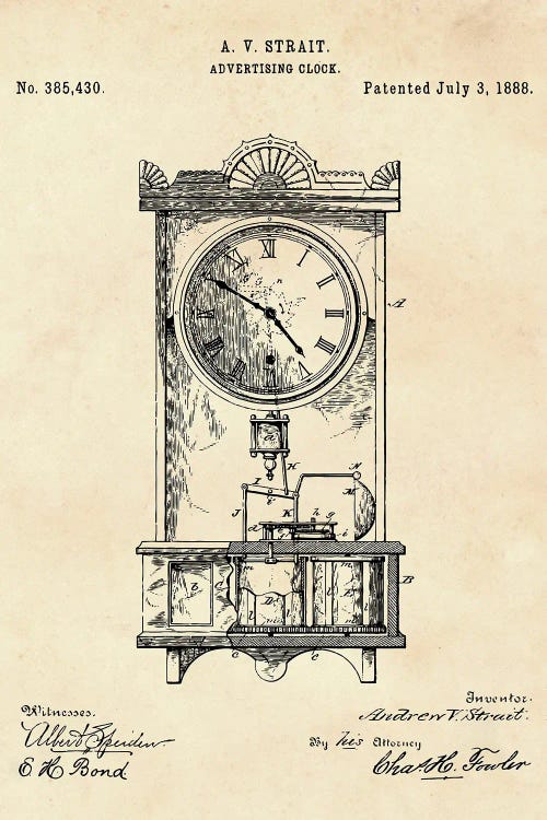 Advertising Clock Patent II