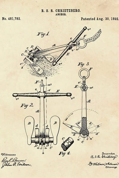 Anchors: Anchor Patent II by Paul Rommer
