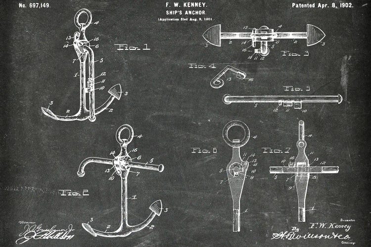 Ship'S Anchor Patent I