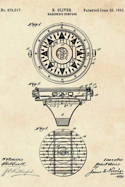 Paul Rommer: Mariner'S Compass Patent II by Paul Rommer