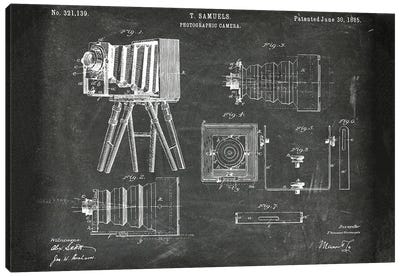 Photographic Camera Patent VIII Canvas Art Print - Electronics & Communication Blueprints