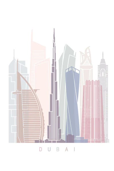 United Arab Emirates: Dubai Skyline by Paul Rommer