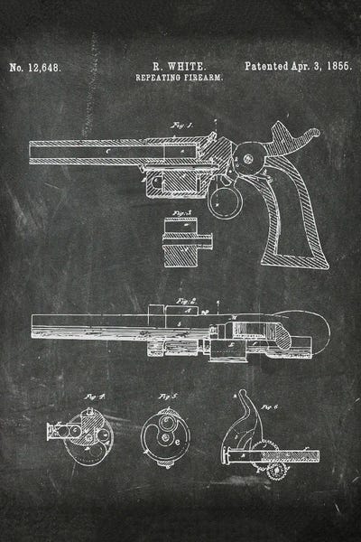 Paul Rommer: Repeating Firearm Patent I by Paul Rommer