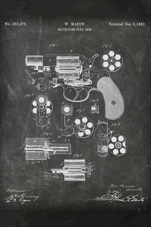 Revolving Fire Arm Patent I