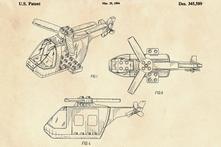 Lego Helicopter Patent II