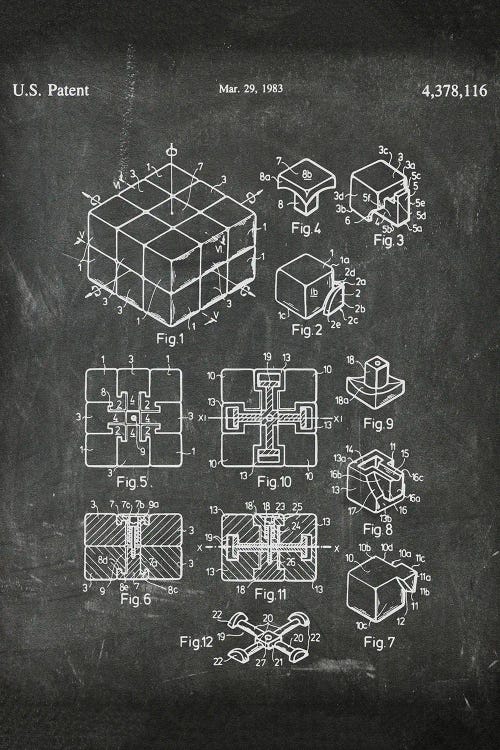 Rubik's Cube Patent I