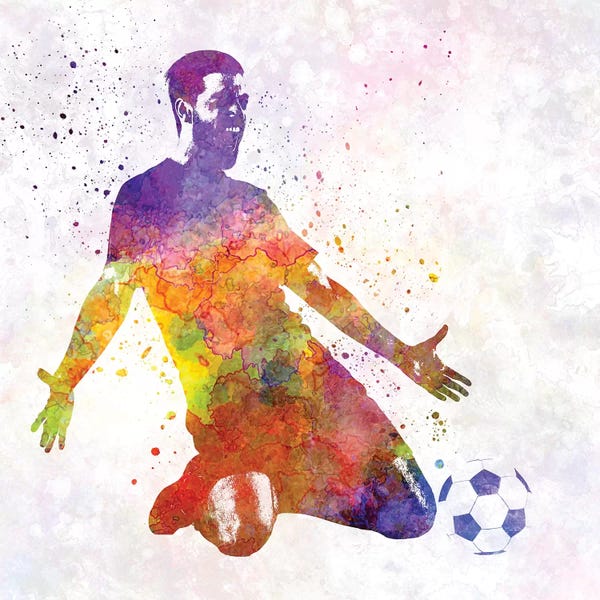 Paul Rommer: Man Soccer Football Player XIII by Paul Rommer