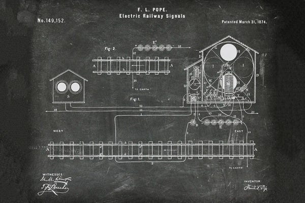 Electric Railway Signals Patent  I