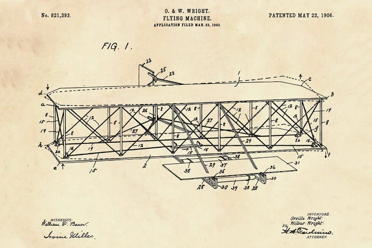 Flying Machine Wright Patent II