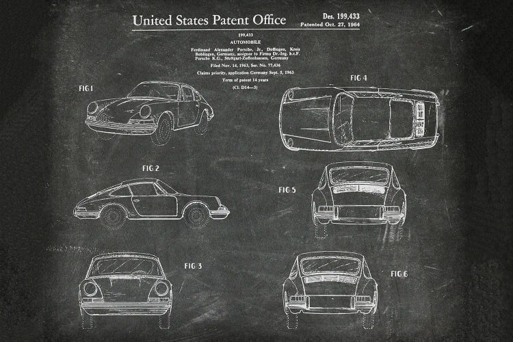 Automobile Porsche Patent II