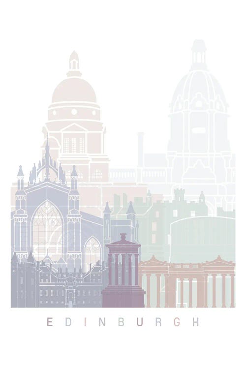 Edinburgh Skyline Poster