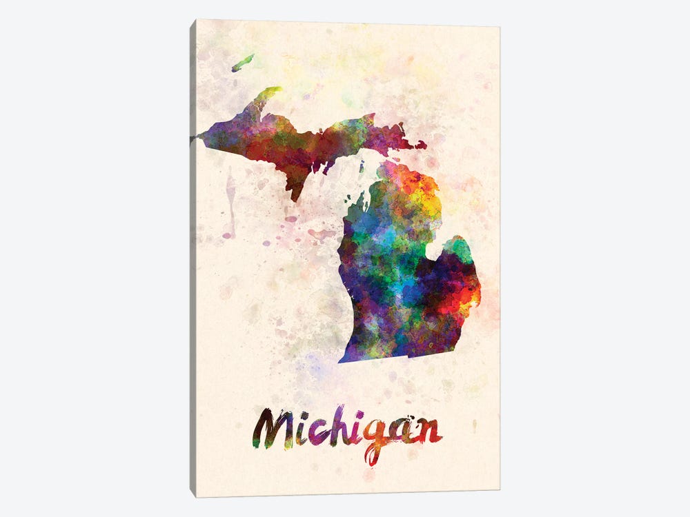 Michigan by Paul Rommer 1-piece Canvas Art
