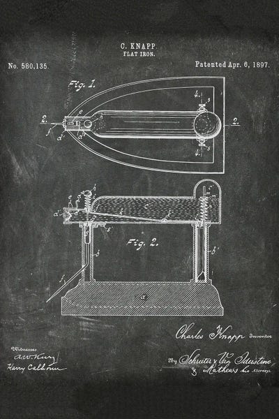 Flat Iron Patent I