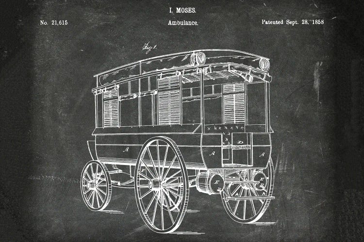Ambulance Patent III by Paul Rommer wall art