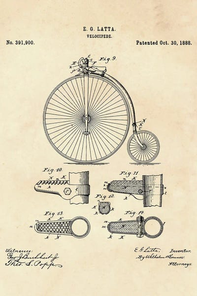 Velocipede Patent II