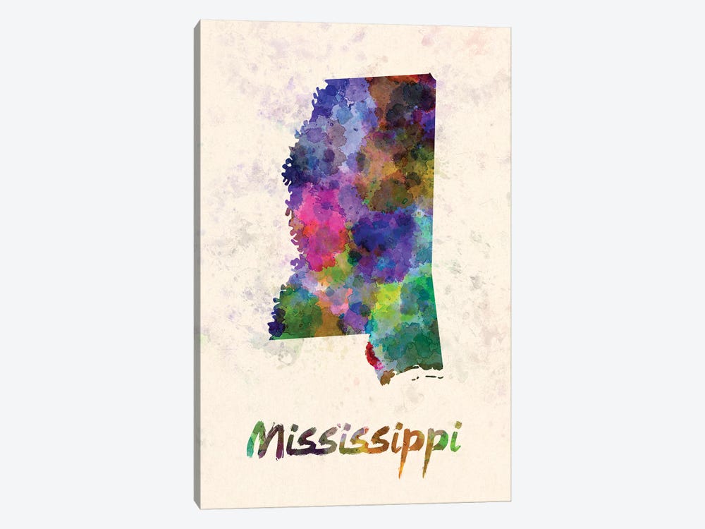 Mississippi by Paul Rommer 1-piece Canvas Art Print