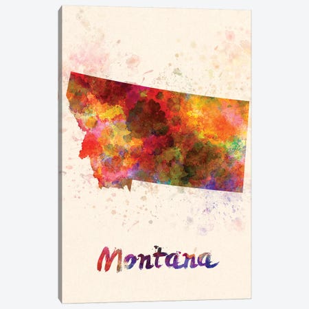 Montana Canvas Print #PUR517} by Paul Rommer Canvas Print
