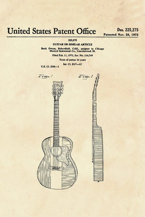 Guitar Patent VI