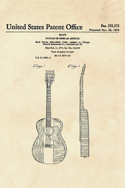 Guitar Patent VI