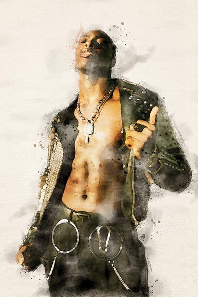 Young Man Watercolor Portrait II