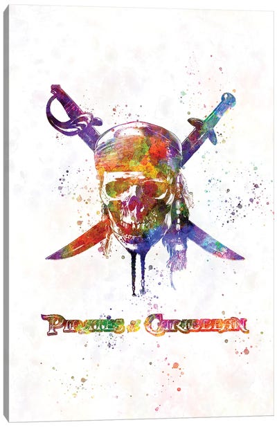 Caravel Canvas Art Print - Pirates Of The Caribbean