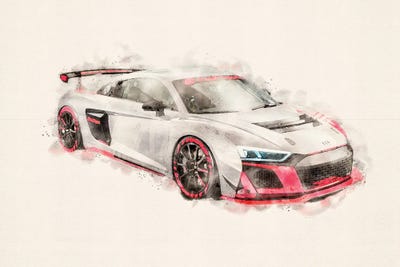 Audi Tuning  R8 LMS GT4 by Paul Rommer canvas print