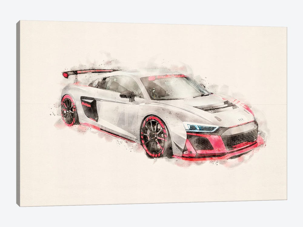 Audi Tuning  R8 LMS GT4 by Paul Rommer 1-piece Canvas Artwork