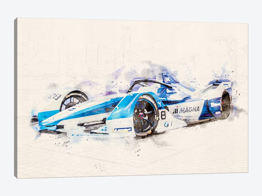 BMW Formula 1 Tuning v2 by Paul Rommer 1-piece Canvas Print
