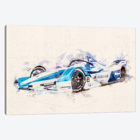 BMW Formula 1 Tuning v2 Canvas Print #PUR5253} by Paul Rommer Canvas Art