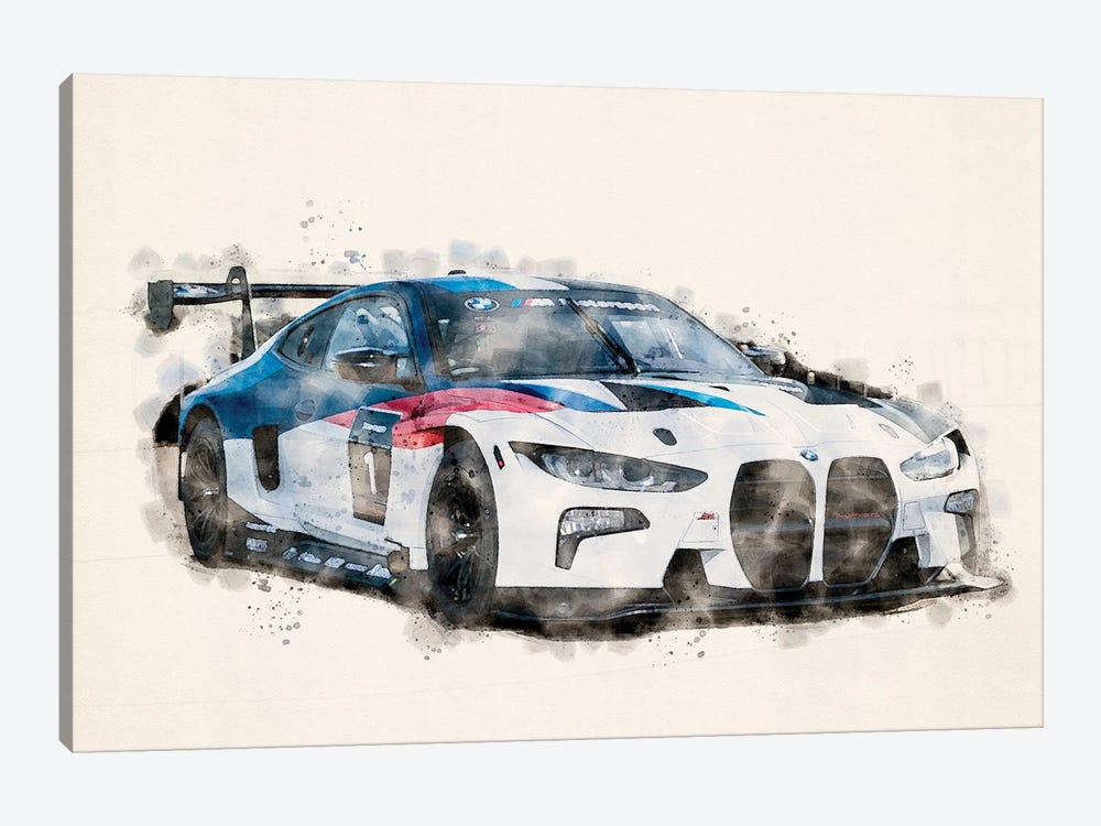 BMW Tuning 2022 M4 GT3 by Paul Rommer 1-piece Canvas Art Print