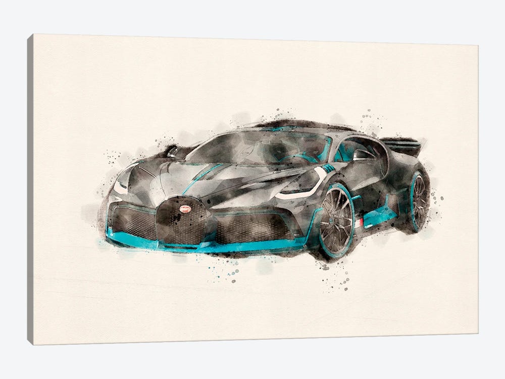 Bugatti Veyron IX by Paul Rommer 1-piece Canvas Artwork