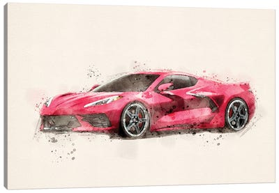 Chevrolet Corvette Stingray II Canvas Art Print - Paul Rommer